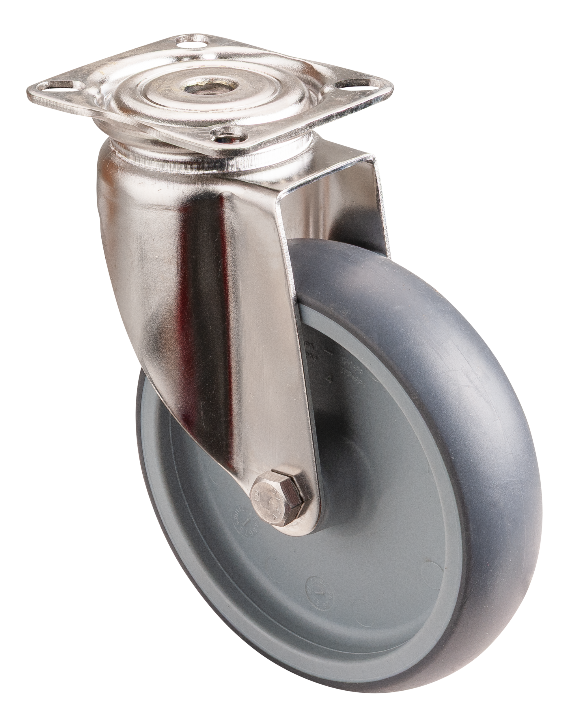 Roulette d'appareil en acier inoxydable