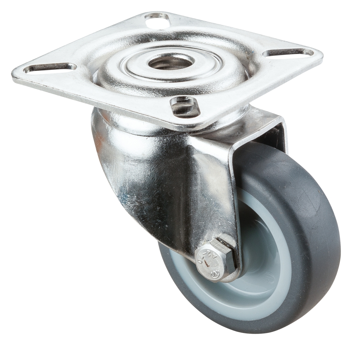 Roulette d'appareil en acier inoxydable