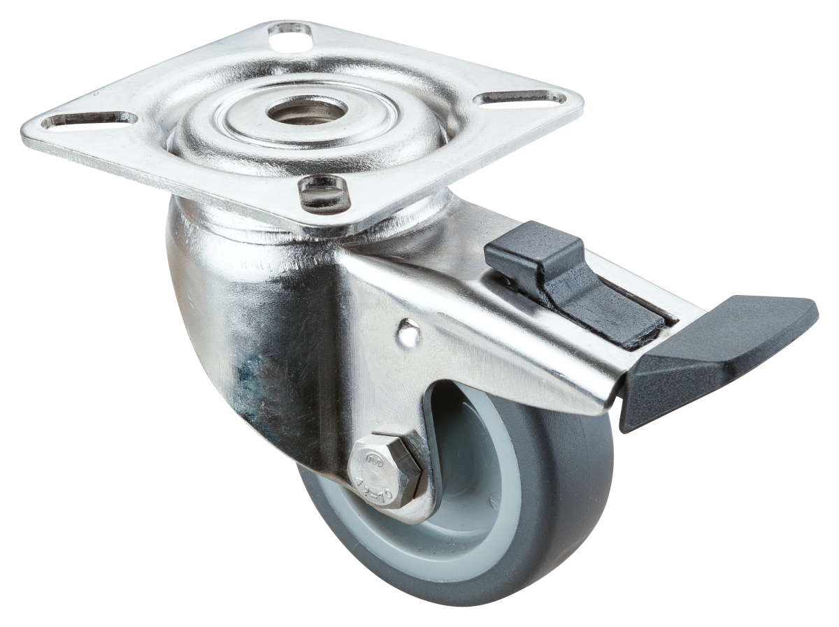 Roulette d'appareil en acier inoxydable