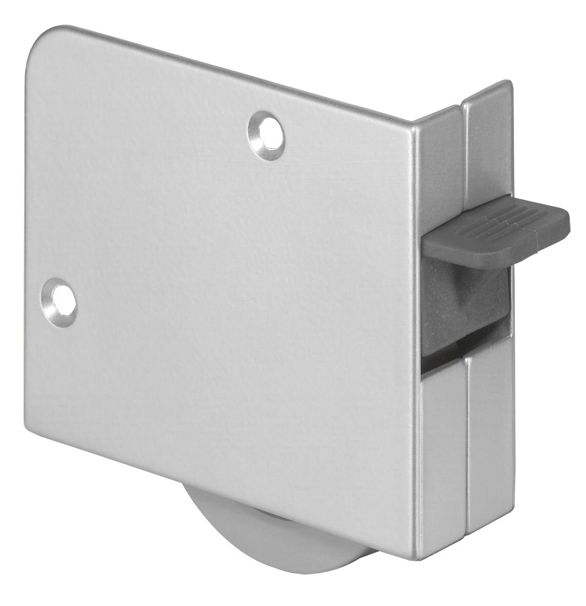 Roulette universelle pour porte et chariot, blocage à droite