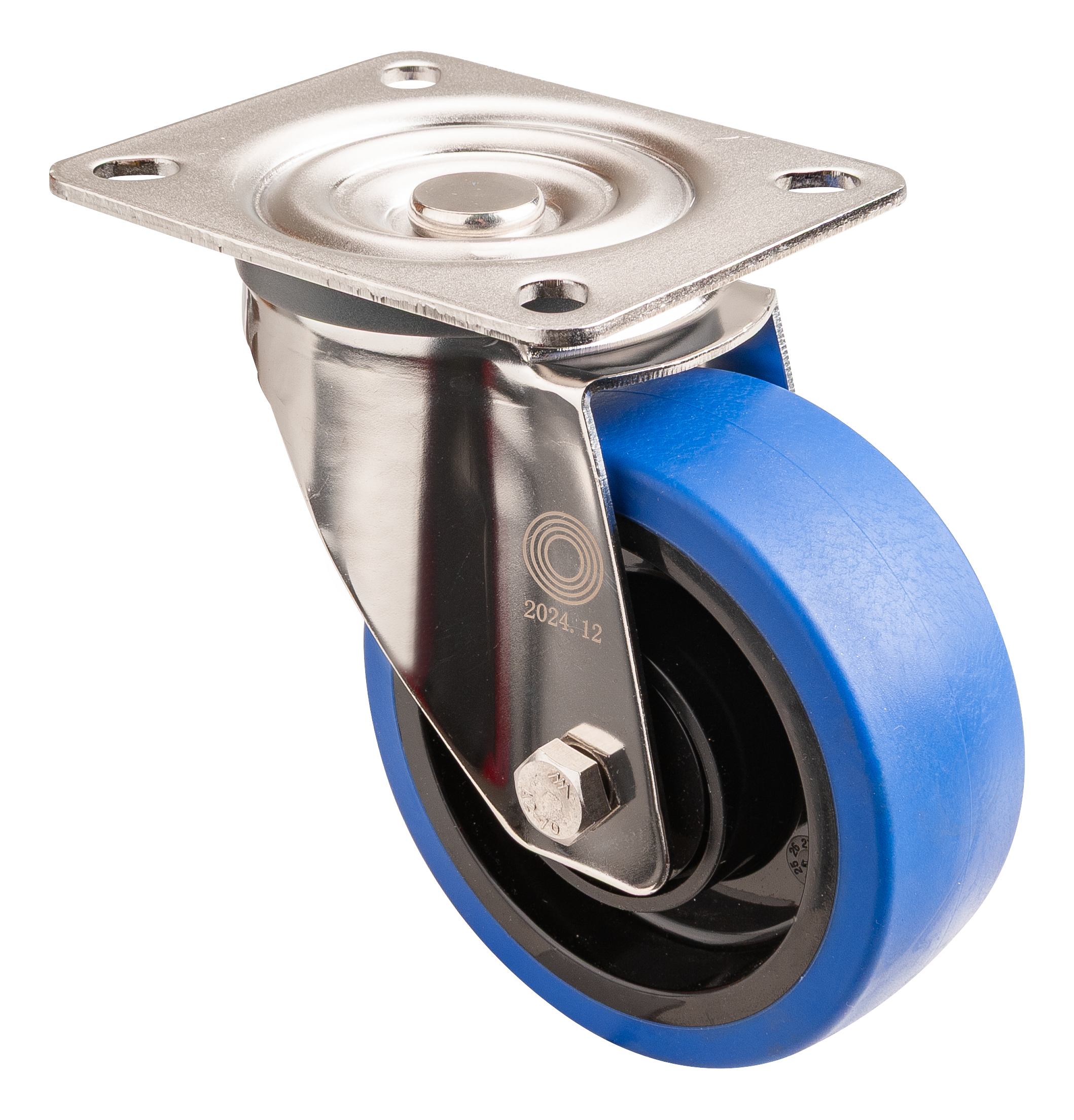 Roulette de transport en acier inoxydable