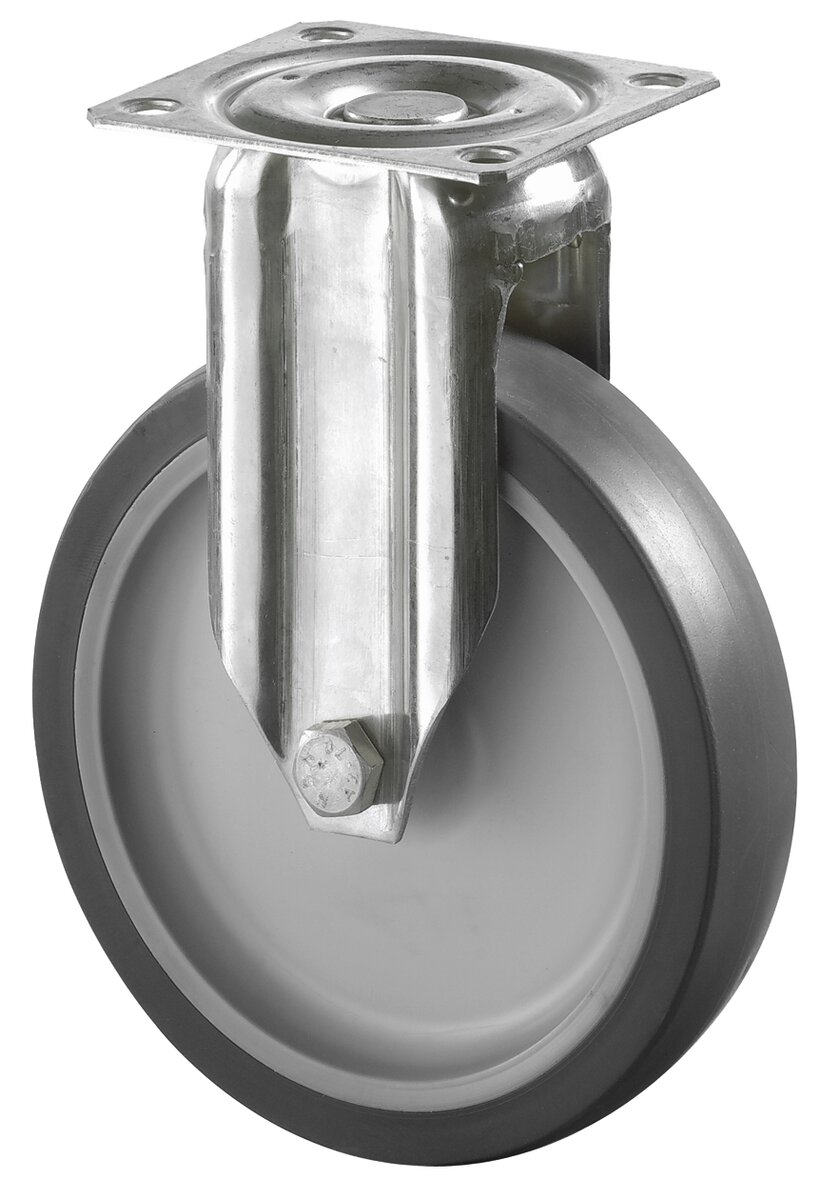 Roulette d'appareil en acier inoxydable