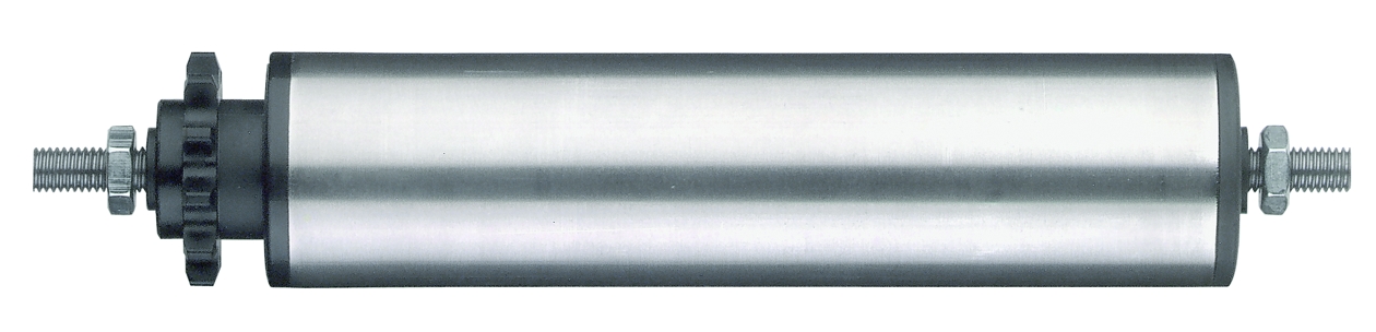 Rouleaux porteurs en acier inoxydable avec entrainement fixe