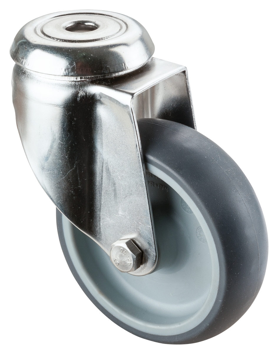 Roulette d'appareil en acier inoxydable