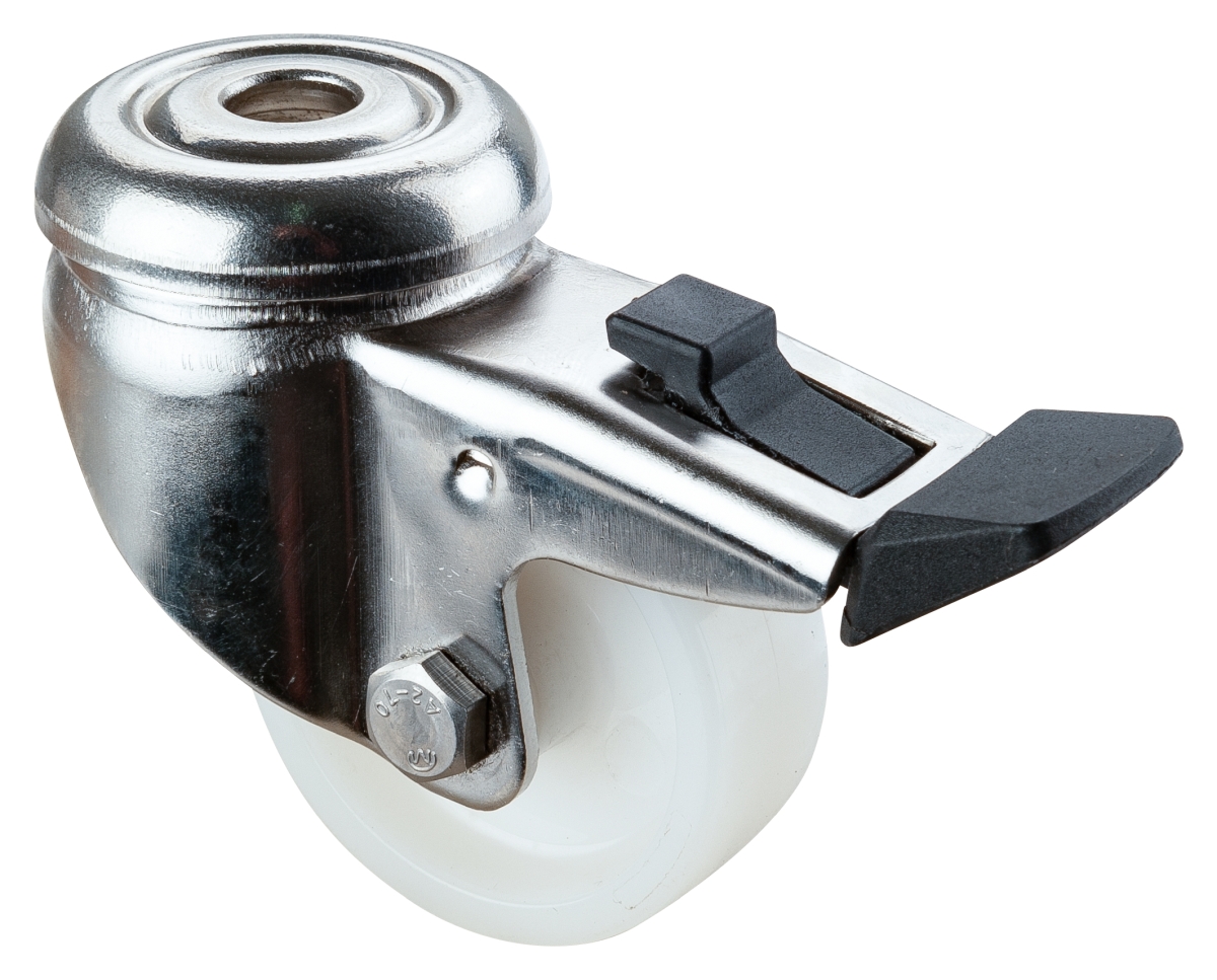 Roulette d'appareil en acier inoxydable