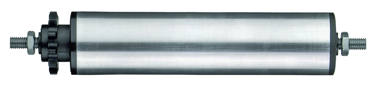 Rouleaux porteurs en aluminium avec entrainement fixe