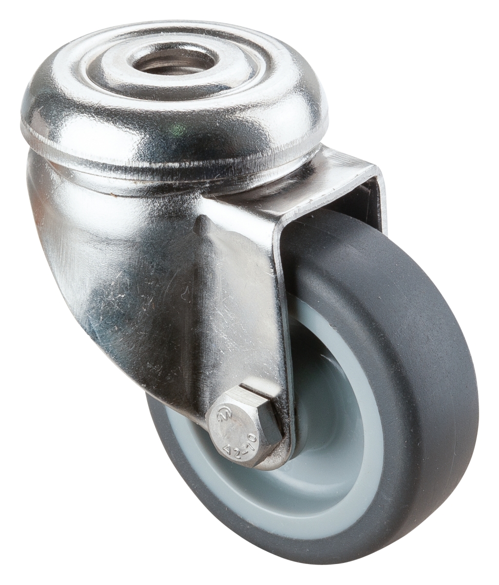 Roulette d'appareil en acier inoxydable