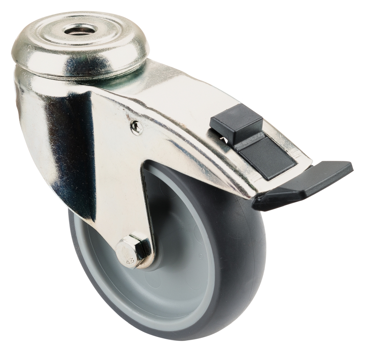 Roulette d'appareil en acier inoxydable