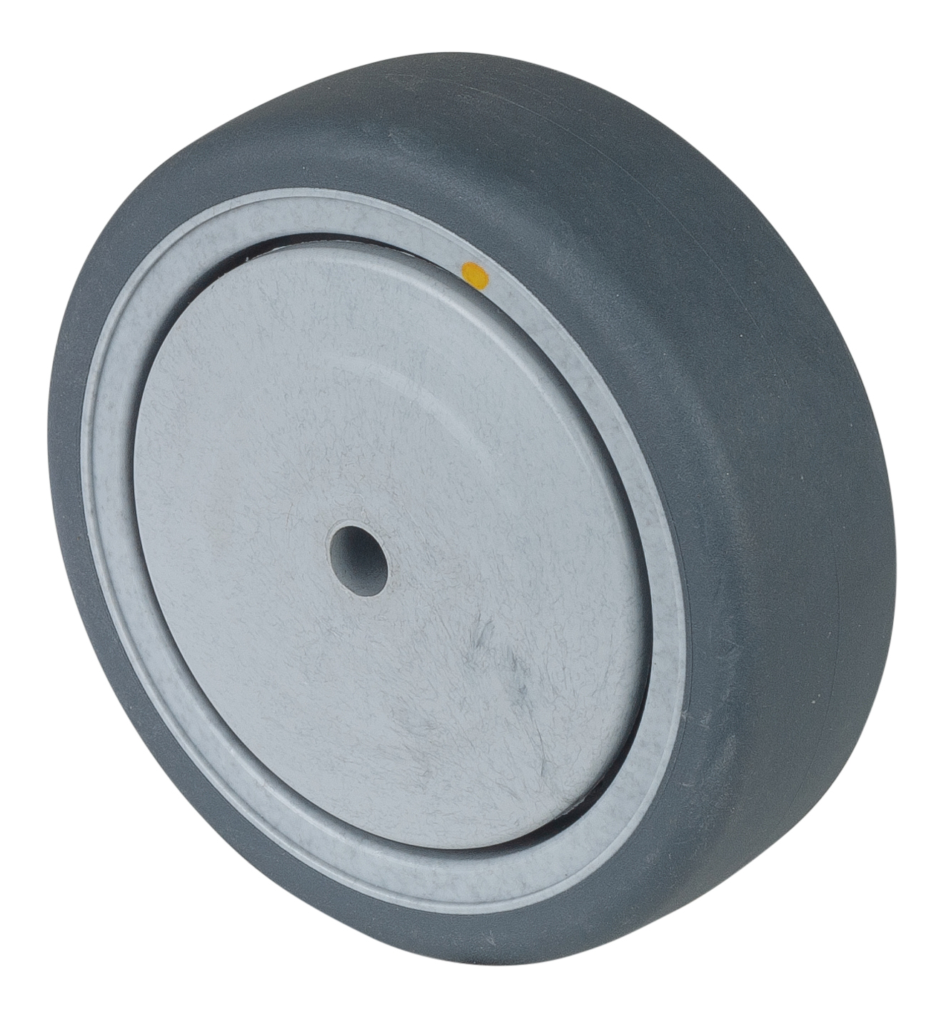 Roue thermoplastique conductible d'électricité