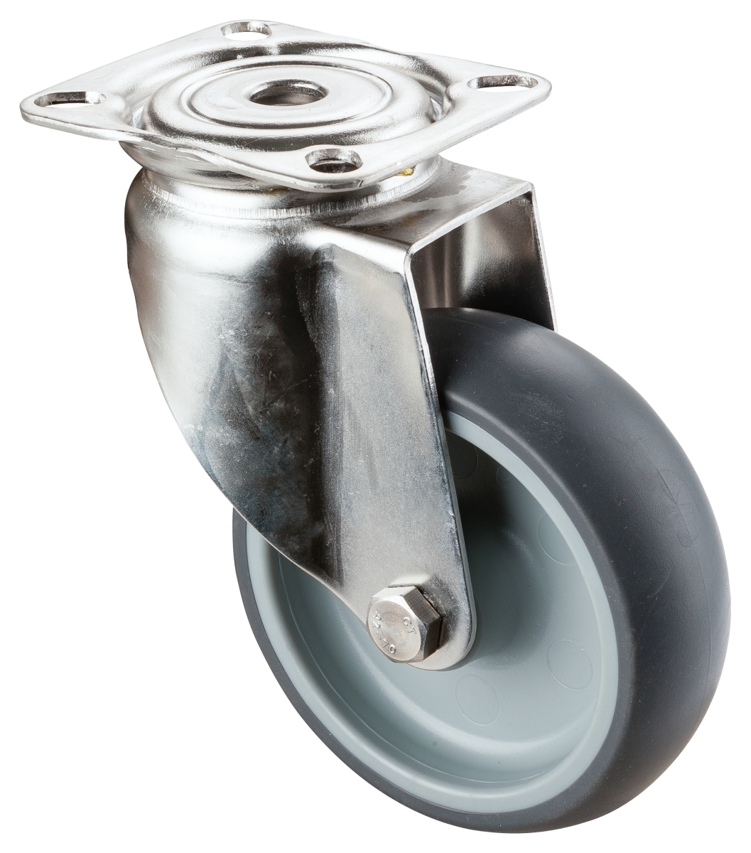 Roulette d'appareil en acier inoxydable