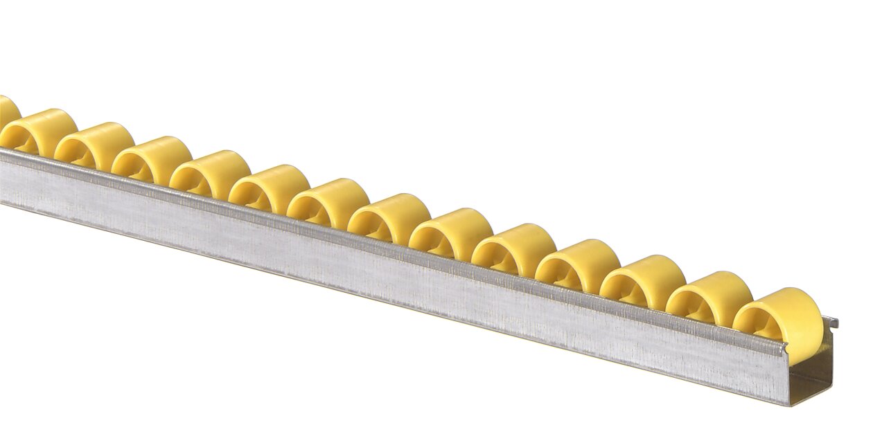 Rails à galets diamètre de 28mm