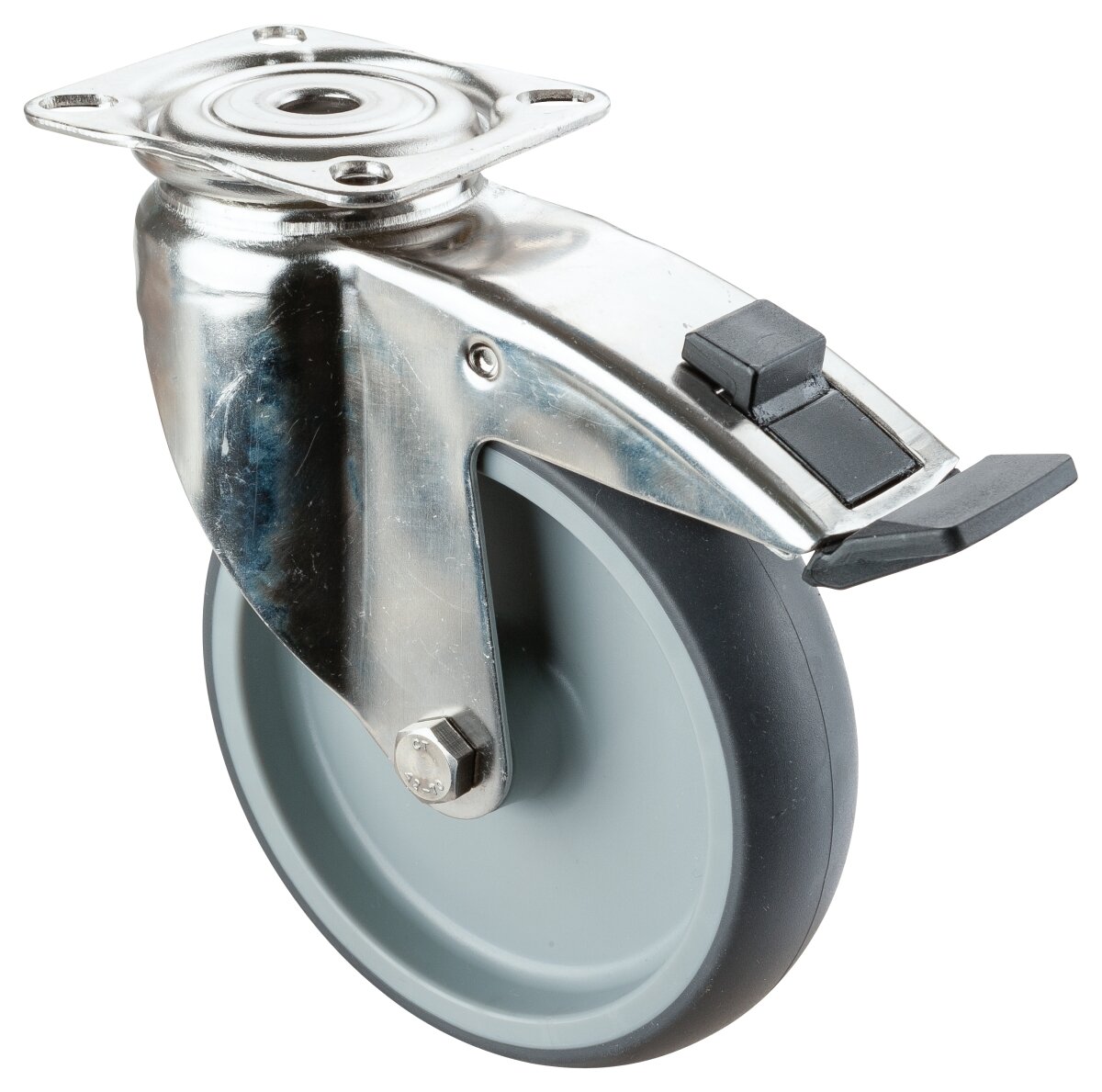 Roulette d'appareil en acier inoxydable