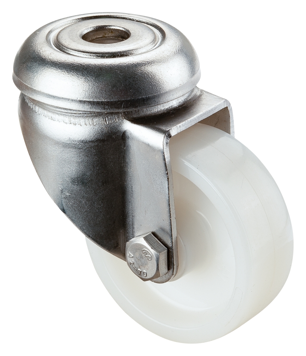 Roulette d'appareil en acier inoxydable