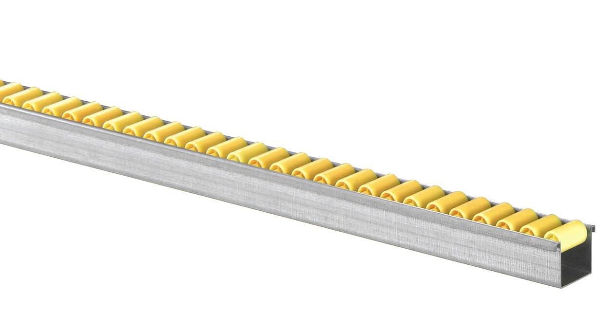 Mini rails à galets diamètre 13mm