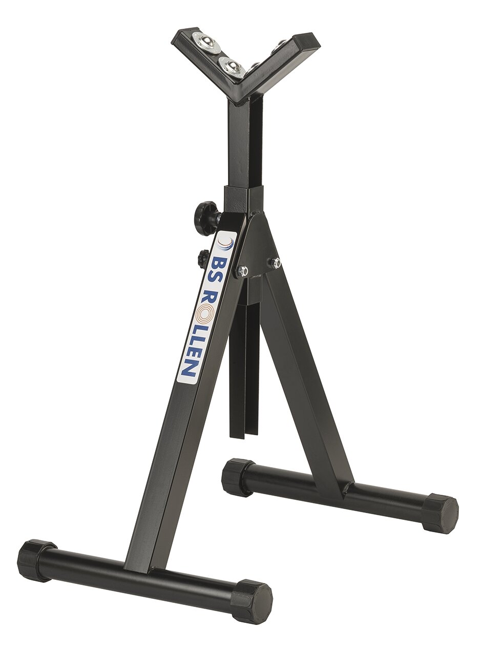 Trépied à rouleaux en forme de V avec rotules à billes