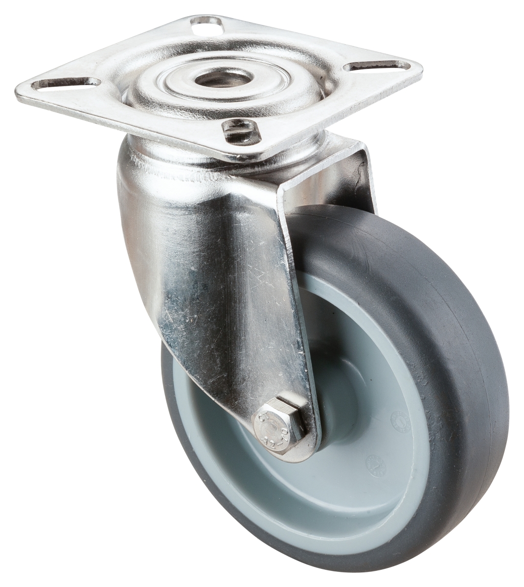 Roulette d'appareil en acier inoxydable