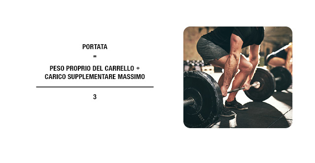 Formula per il calcolo della portata di ruote e ruote con supporto