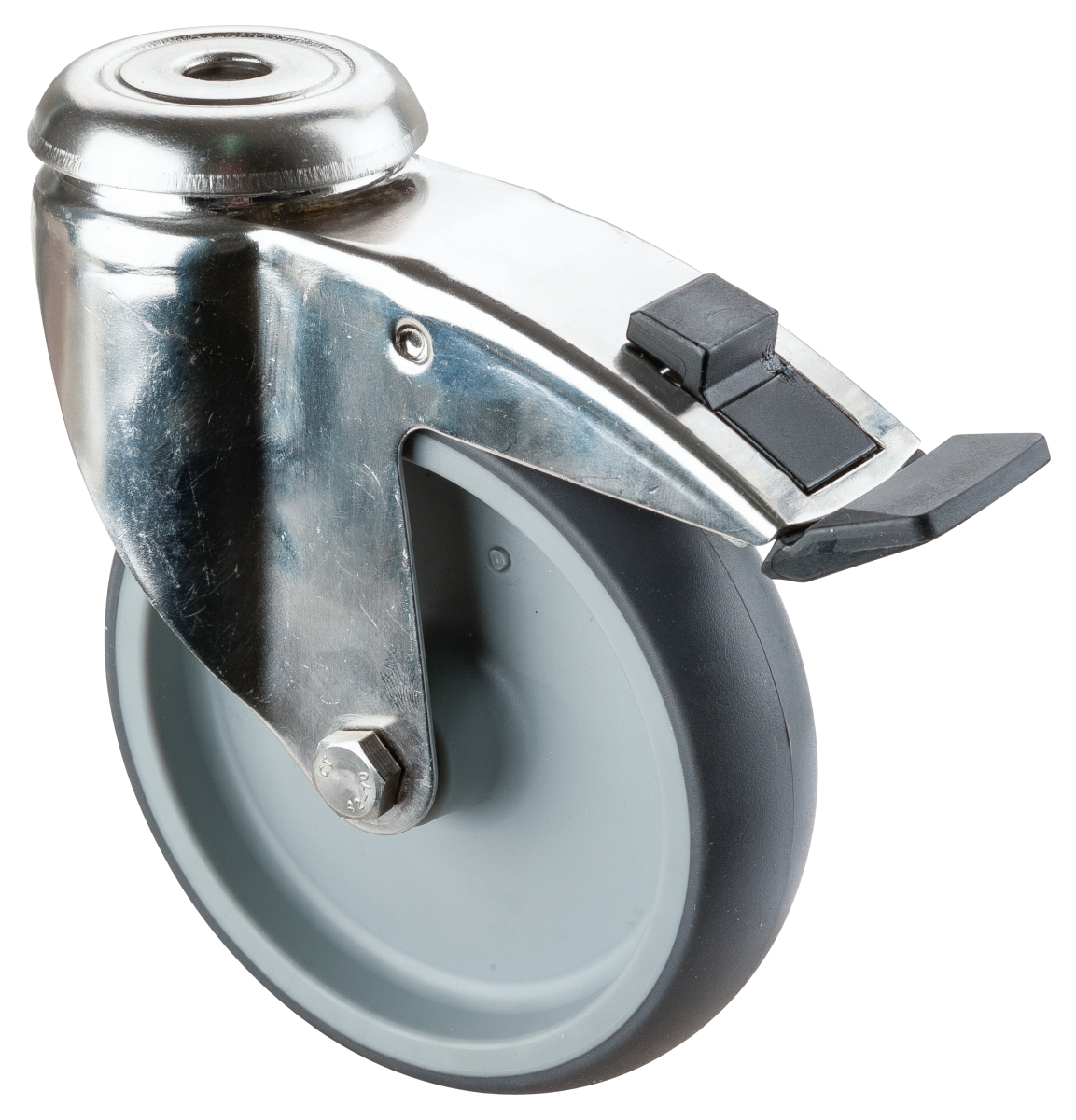 Roulette d'appareil en acier inoxydable