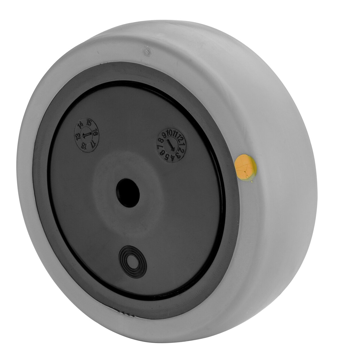 Roue thermoplastique conductible d'électricité