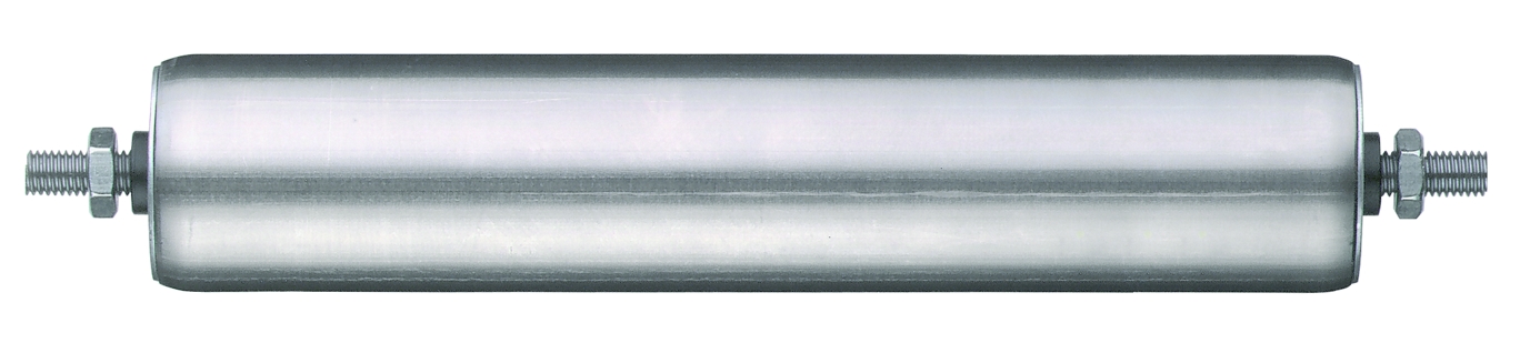 Rouleaux porteurs tubulaires en acier inoxydable