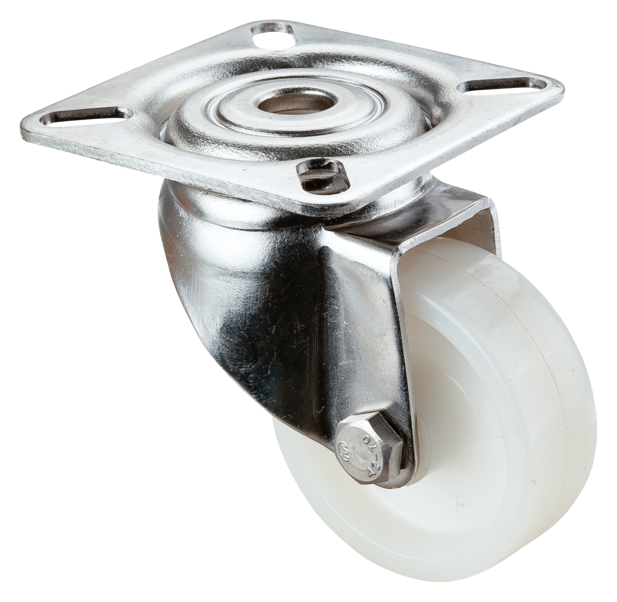 Roulette d'appareil en acier inoxydable