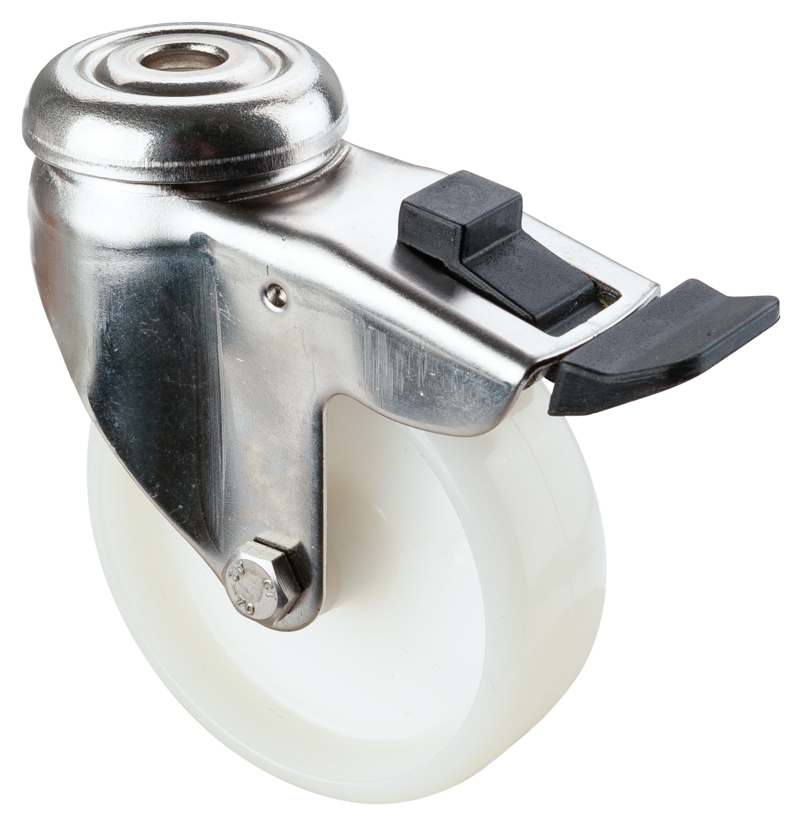 Roulette d'appareil en acier inoxydable