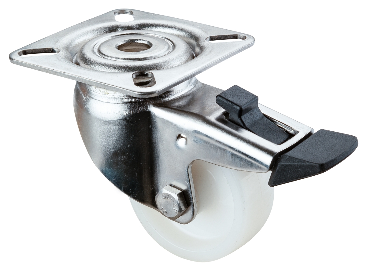 Roulette d'appareil en acier inoxydable