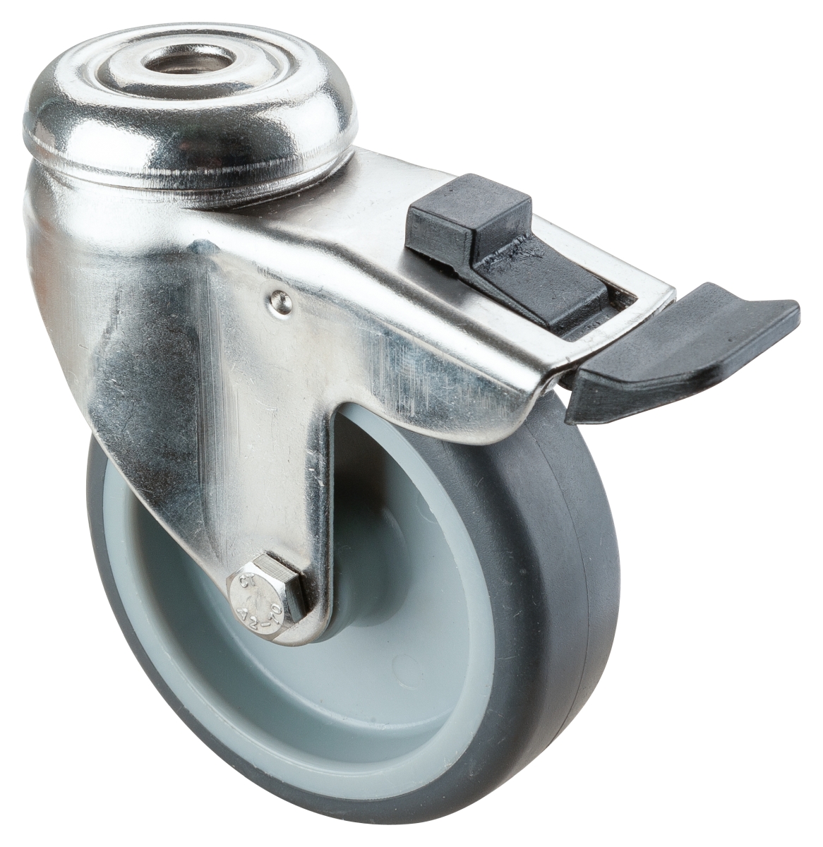 Roulette d'appareil en acier inoxydable