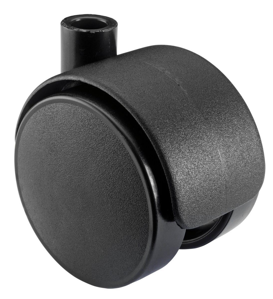 Roulette double en plastique pour plaque de caisson