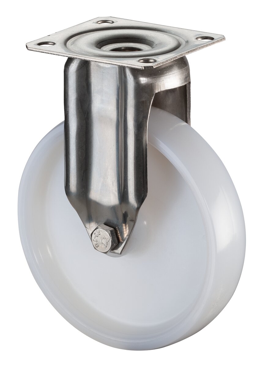 Roulette d'appareil en acier inoxydable