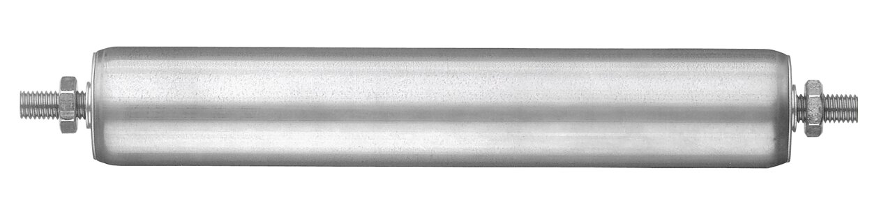 Rouleaux porteurs tubulaires en acier galvanisé