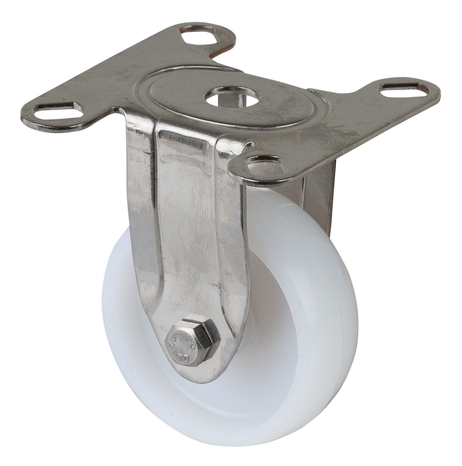 Roulette d'appareil en acier inoxydable