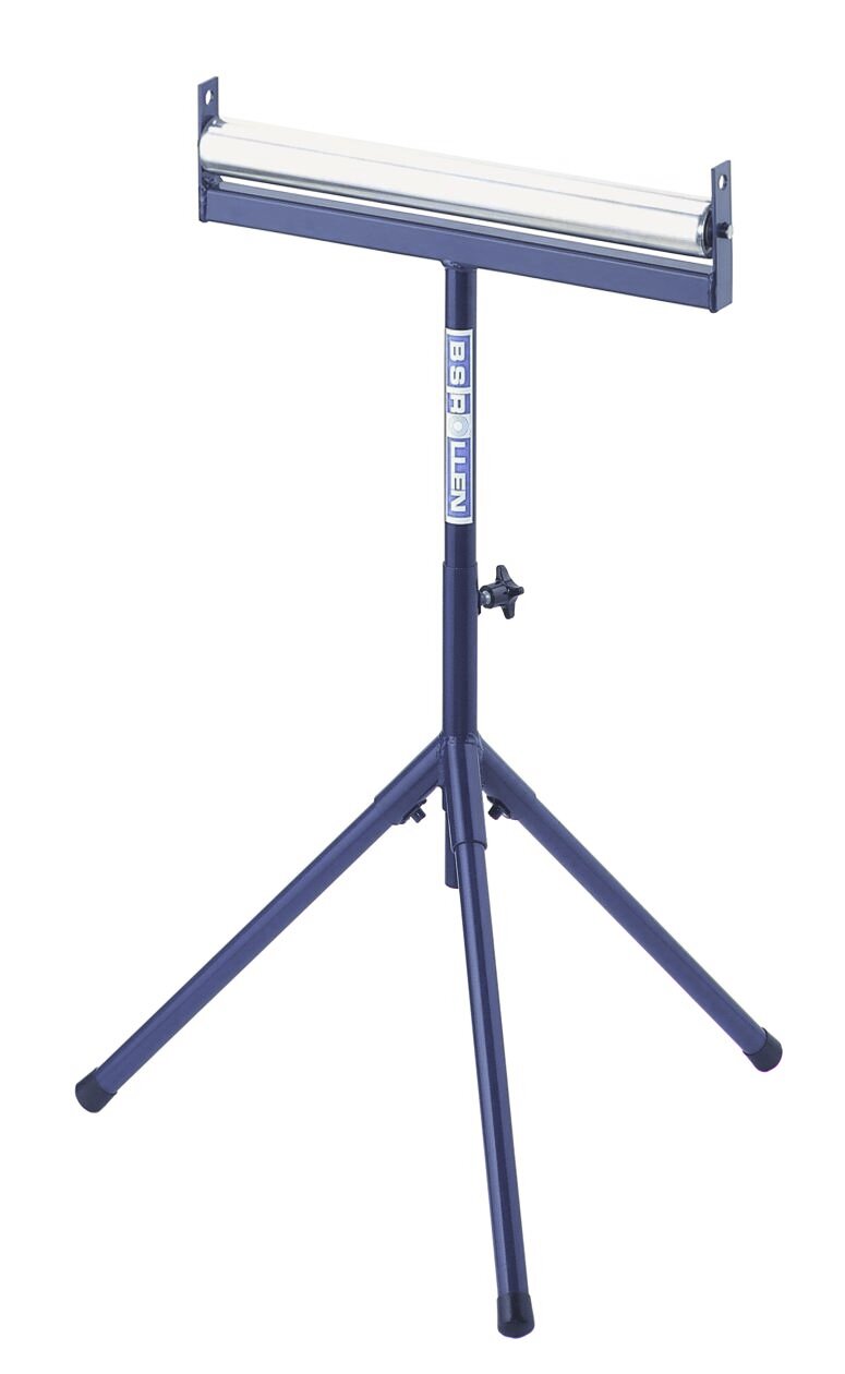 Trépied de support à rouleaux