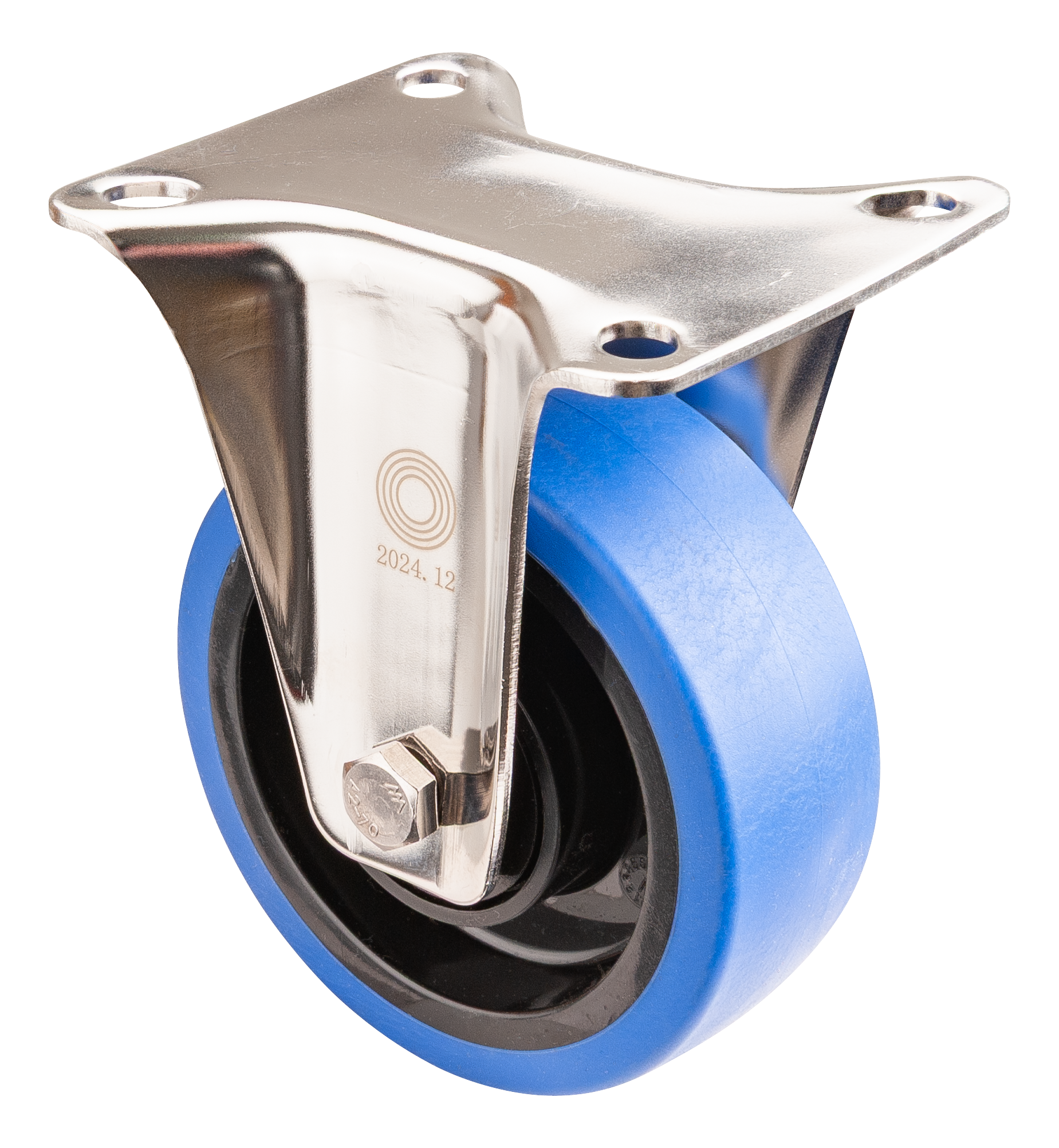 Roulette de transport en acier inoxydable