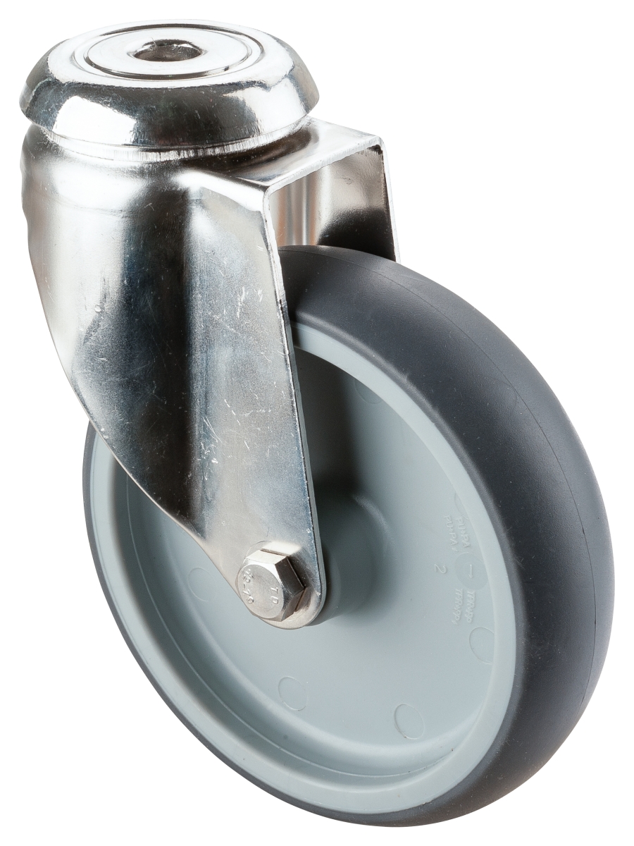 Roulette d'appareil en acier inoxydable