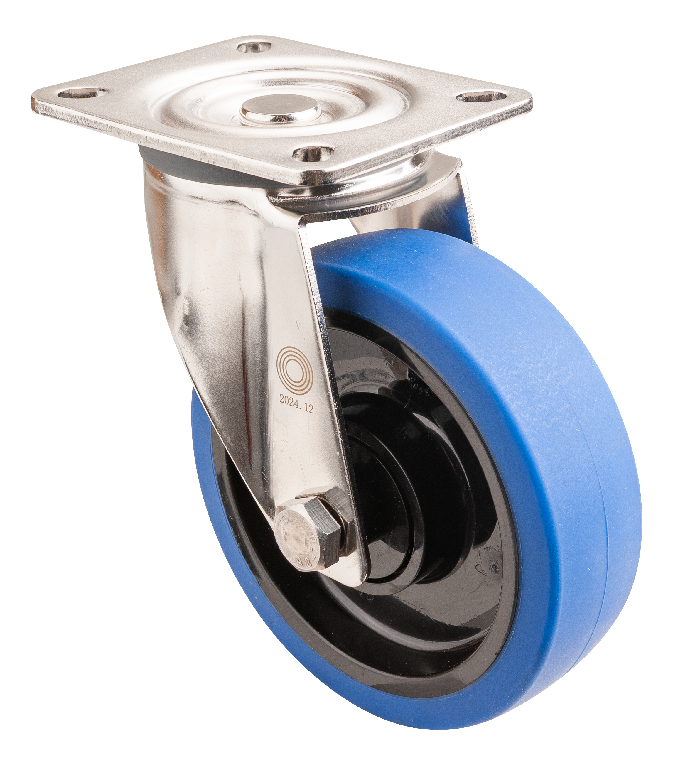 Roulette de transport en acier inoxydable