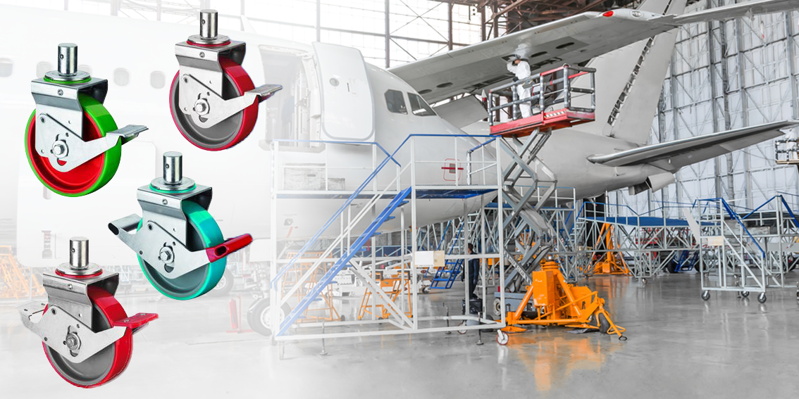 Roulettes d’échafaudage