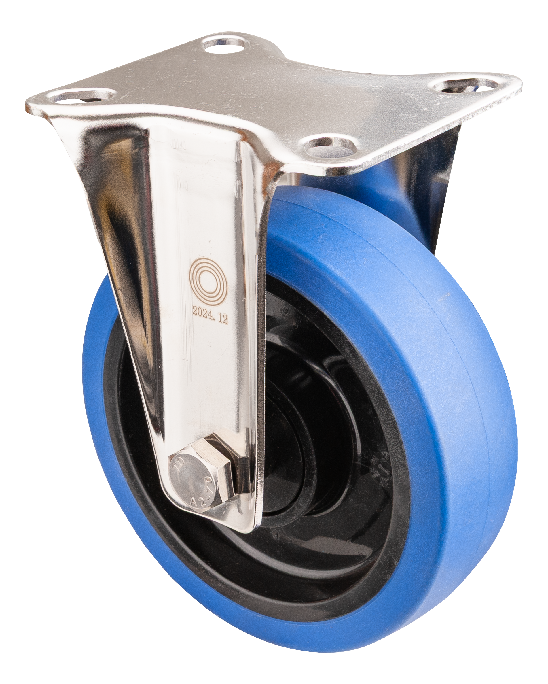 Roulette de transport en acier inoxydable
