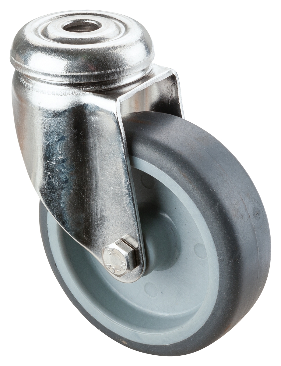 Roulette d'appareil en acier inoxydable